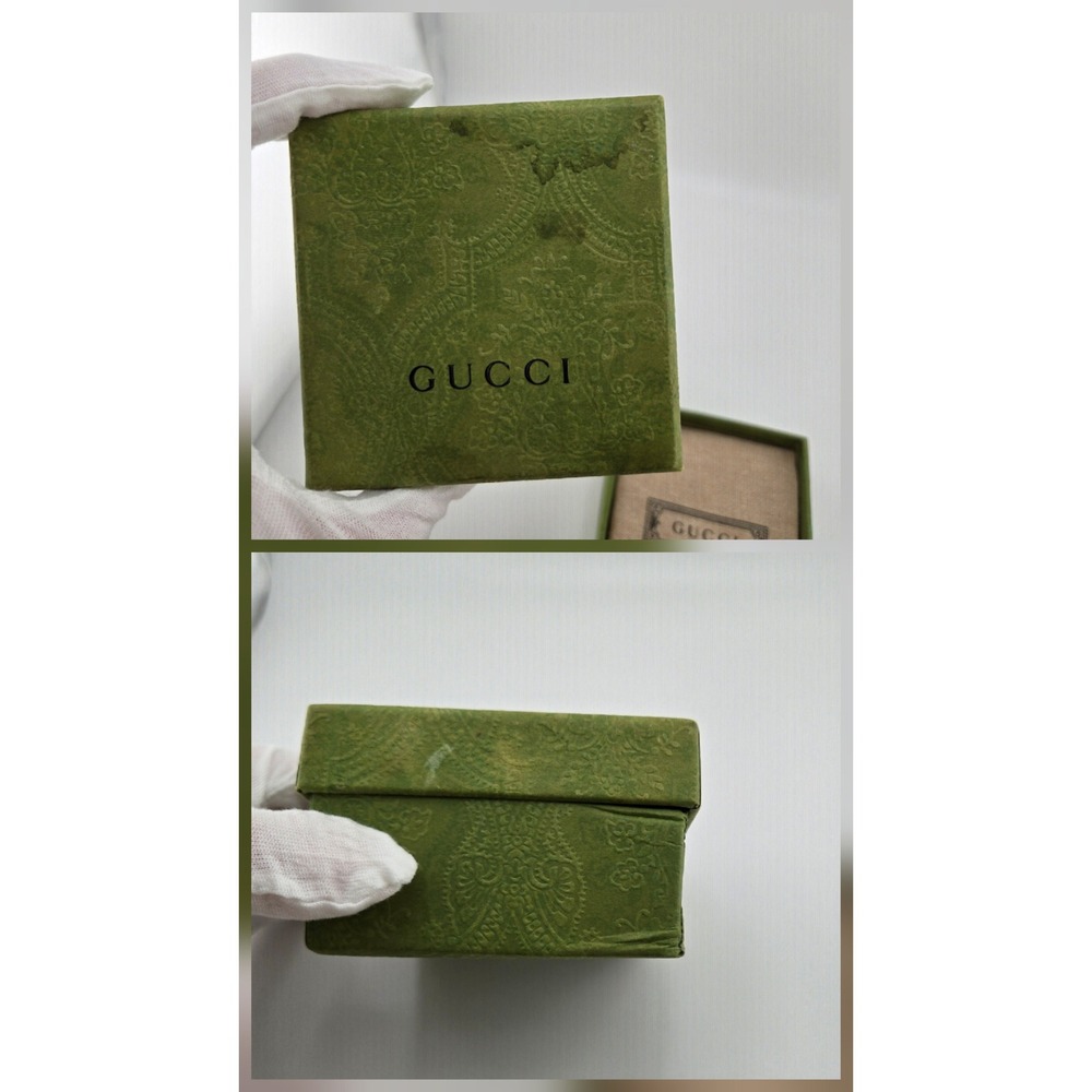 Gucci Interlocking G Stud Earrings Sterling Silver 925 Logo with Box & COA - Picture 9 of 9